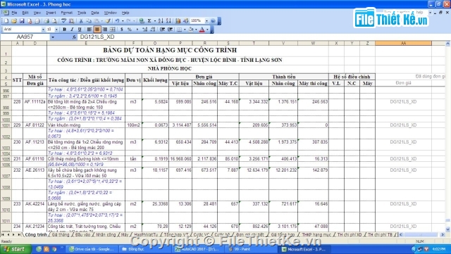 trường mầm non,trường học 2 tầng,bản vẽ trường mầm non,Trường mầm non 2 tầng